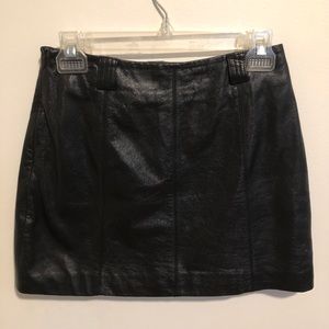 Wilsons Leather Mini Skirt Size 6